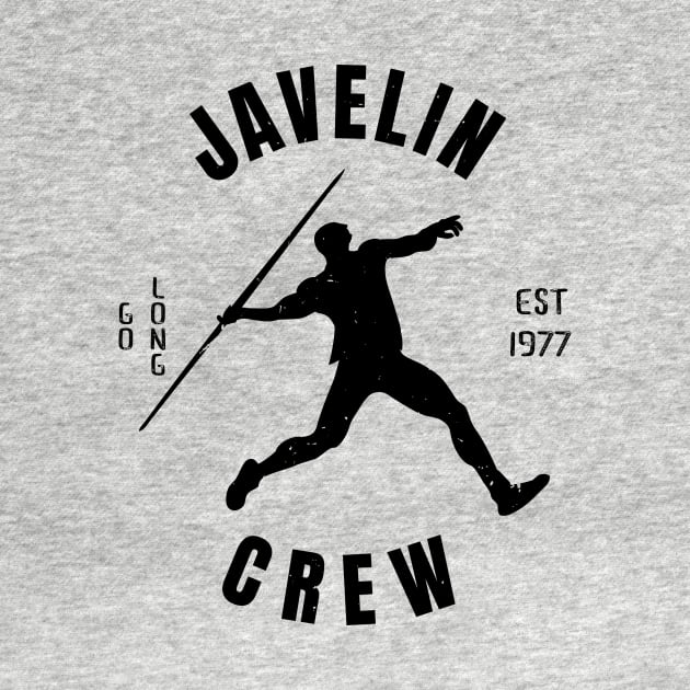 Mens Athletics Javelin Crew Athlete Gift by atomguy